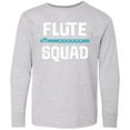 thumbnail image 3 of Inktastic Flute Squad Marching Band Long Sleeve Youth T-Shirt, 3 of 5