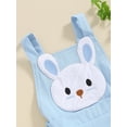 thumbnail image 4 of Bagilaanoe Newborn Baby Girl Easter Jumpsuit Shorts Fly Sleeve Embroidery Romper Overalls 6M 12M 18M 24M 3T 4T Kids Short Pants Summer Clothes, 4 of 8