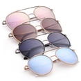 thumbnail image 6 of 2 Round Sunglasses for Adult Female Women with Case, Grey Gradient Lens, 6 of 7