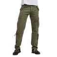 thumbnail image 2 of Pantalones casuales de moda para hombre, de algodón, multibolsillos, 100 % lavables con agua, 2 of 5