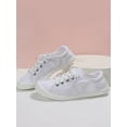 thumbnail image 4 of Women‘s Fashionable Soft And Comfortable Classic Outdoor Round Toe Lace-up Flat Canvas Casual Sneakers, 4 of 7