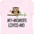 thumbnail image 4 of Inktastic My Memere Loves Me Grandchild Owl for Girl Girls Toddler T-Shirt, 4 of 5