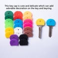 thumbnail image 2 of Kearding 32 Pieces Key Holder Cover Dust-proof Decoration Keychain Fashion Control Keys Protector Cute Birthday Cap Guard Soft Type3 NO3, 2 of 6