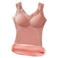 thumbnail image 1 of Minnieouse Chaleco térmico, lencería térmica, ropa de invierno, mano de obra fina, accesorios para mujer, ropa femenina, suministros de Prendas para la parte del cuerpo Naranja, 1 of 6