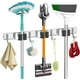 thumbnail image 4 of Organizador de escobas, acero inoxidable de pared de escoba, colgante de escoba y trapeador, con 3 ganchos de escoba 4 ganchos prácticos, soporte de pared de escoba, 4 of 5