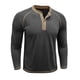 thumbnail image 4 of pstuiky manga larga para hombre, Cárdigan informal de color liso con botones para hombre, manga larga y cuello redondo camisetas de hombre s, 4 of 7