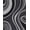Black, Pattern 3, variant on ODIKA 4'x6' Machine Washable Non-Slip Area Rug, Vivid Concentric Ring with Bold Chromatic Shifts High Traffic Rug, Blue, 396550