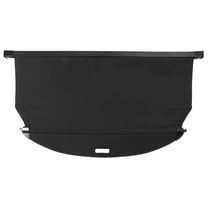 Ikon Motorsports Compatible with 15-17 Hyundai Santa Fe 15-18 Santa Fe Sport Tonneau Cargo Shade Cover Black-Vinly Aluminum Rod