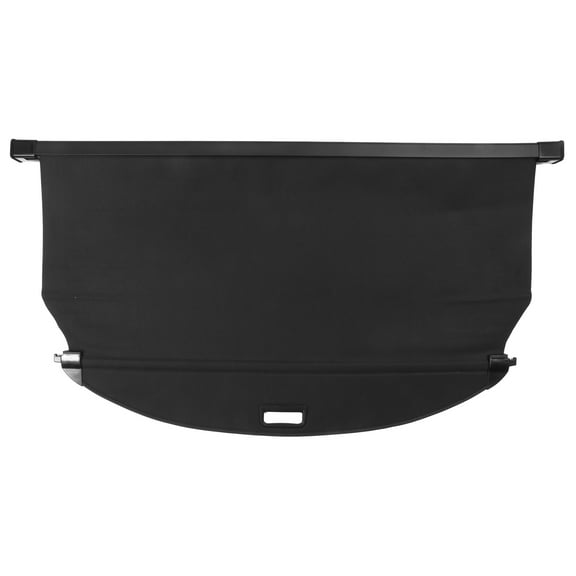 Ikon Motorsports Compatible with 15-17 Hyundai Santa Fe 15-18 Santa Fe Sport Tonneau Cargo Shade Cover Black-Vinly Aluminum Rod