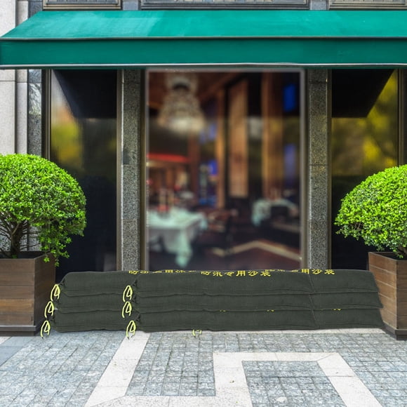 TABLETREANDS 2Ud Bolsas De Arena Para Inundaciones Uso En Puertas Y Garajes Material Canvas Verde