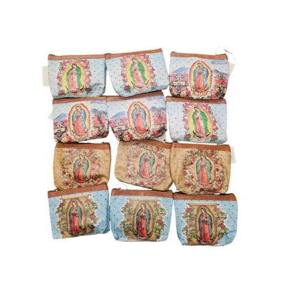 Set of 12 Green Lady of Guadalupe Rosary / 1st Communion/Bautizo/Quinceañera/Birthday/Baptism/Religious Gift/Favor