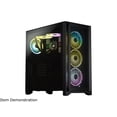 thumbnail image 3 of CORSAIR 4000D AIRFLOW Tempered Glass Mid-Tower ATX Case with ATX - RM750e Power Supply installed, Black, 3 of 9
