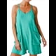 thumbnail image 3 of Mono Informal de Verano Sin Mangas para Mujer, Holgado, con Tirantes Finos, Pantalones Cortos, con Bolsillos Verde XL, 3 of 10