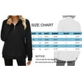 thumbnail image 5 of MOSHU Polar Fleece Sweatshirts for Women Quarter Zip Long Sleeve Tops Pullover Womens Sweatshirts, 5 of 9