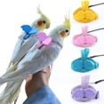 thumbnail image 4 of GFDYREE Parrot Harness Leash Ultra-Light Adjustable Bird Harness and Leash Outdoor Flying Training Rope Bird Accessories Small to Medium Breed Parrots Fits Birds Chest, 4 of 6