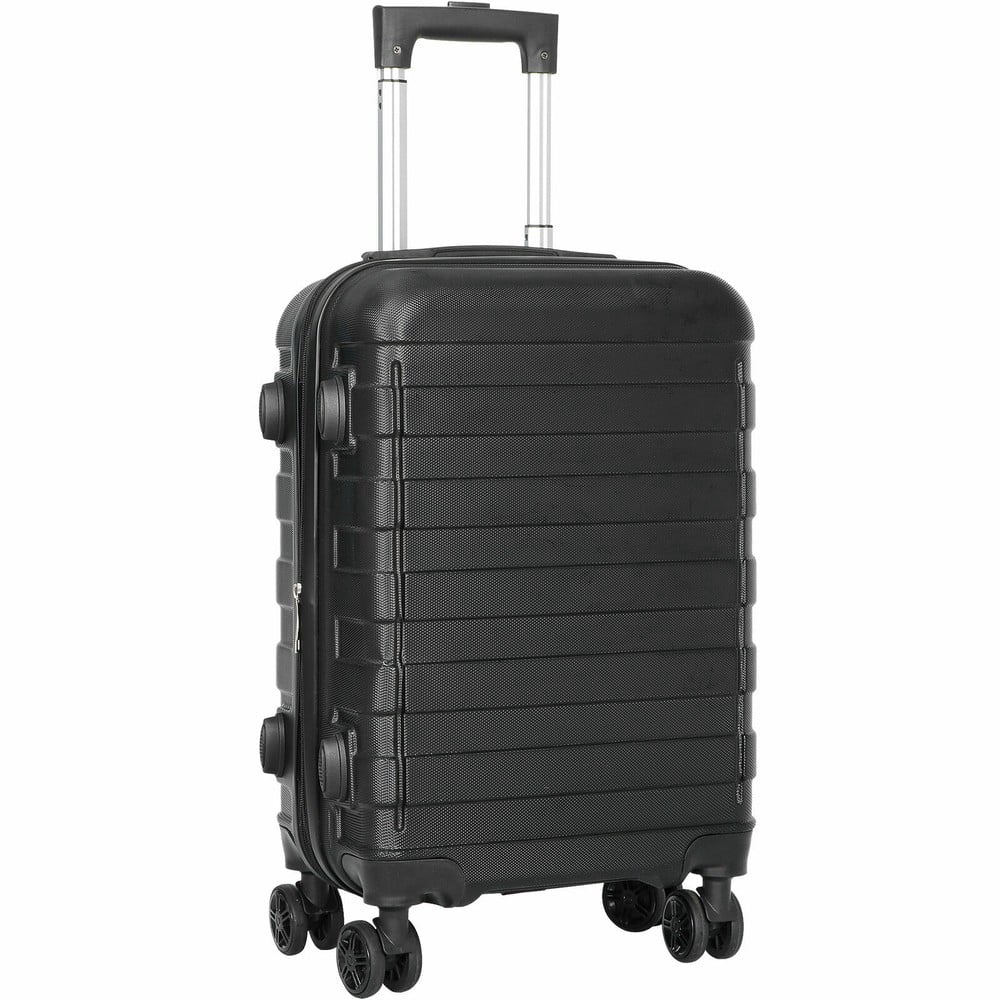 SONGMY 21" Carry-on Spinner Luggage, Navy Blue Expandable Suitcase with Wheels, Hardside Travel Luggage with TSA Lock