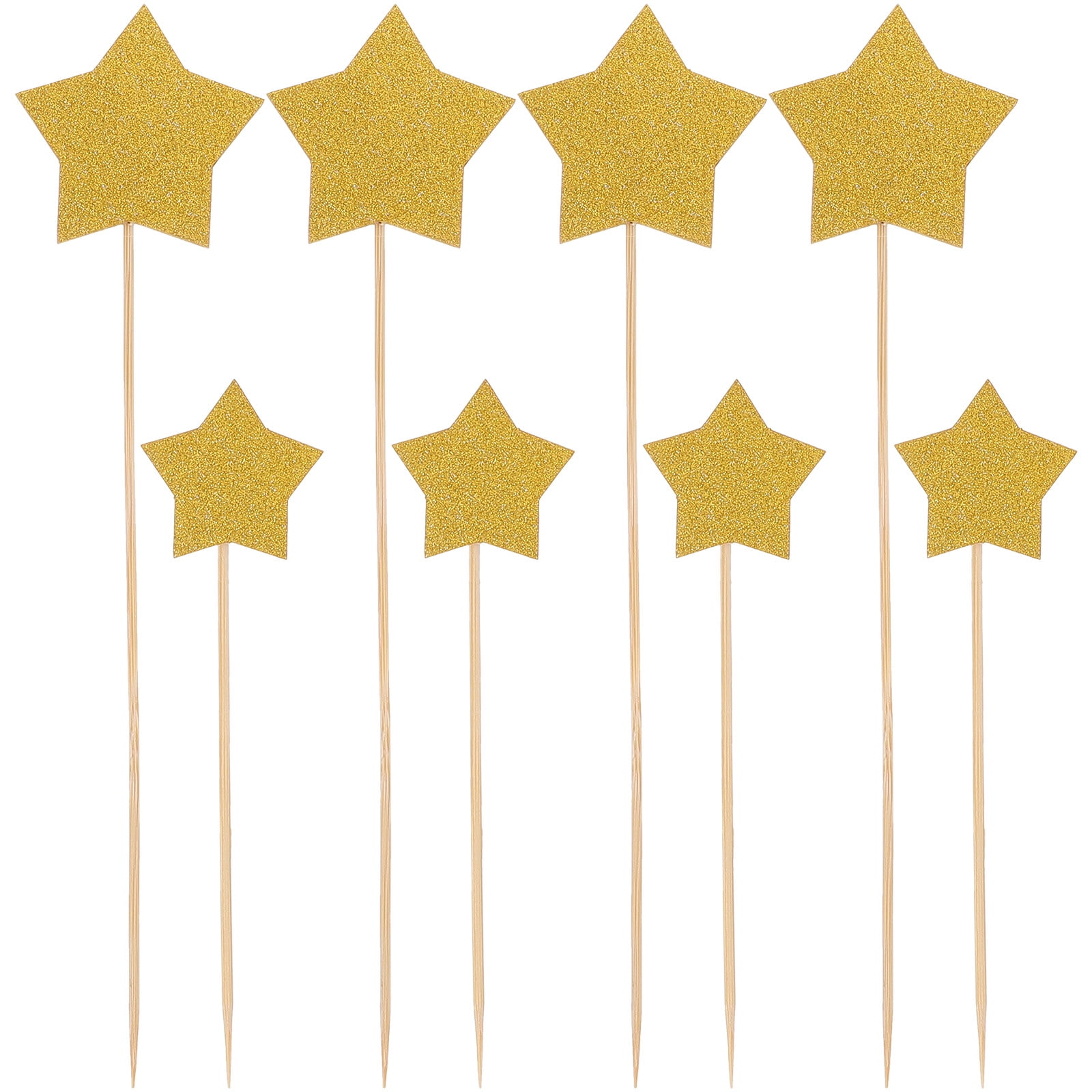 Star cupcake toppers 144pcs Stars Cupcake Toppers Birthday Party