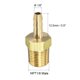 thumbnail image 3 of Conector de tubo de latón Uxcell con rosca macho recta para agua, aire y combustible 1/8"x1/8 NPT, 3 of 6