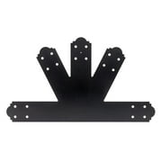Simpson Strong-Tie APGP612 Outdoor Accents Decorative Gable Plate Black Powder Coated Mission Collection