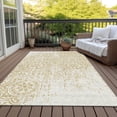 thumbnail image 6 of Addison Rugs Chantille Indoor/Outdoor Transitional Medallions Gold Washable Rectangle Rug, 5' x 7'6", 6 of 6