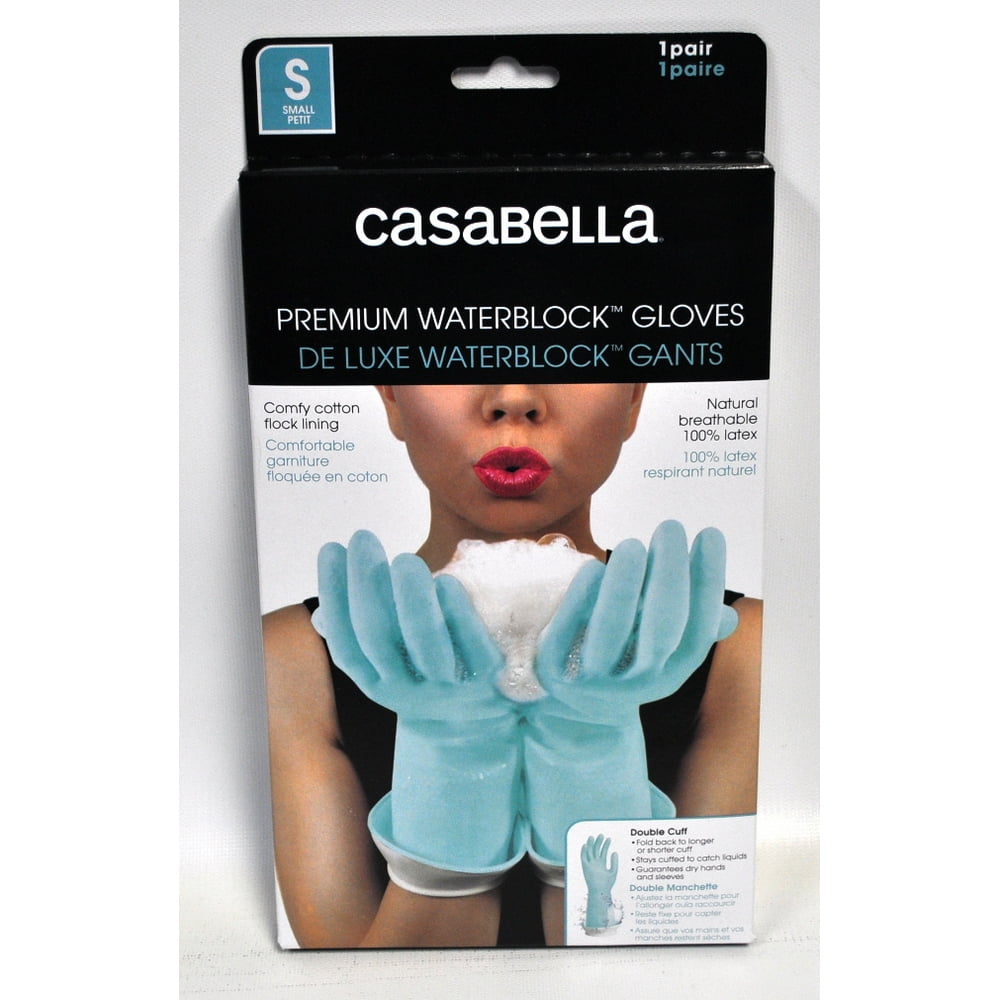 Casabella Water Block Premium Gloves Small Blue