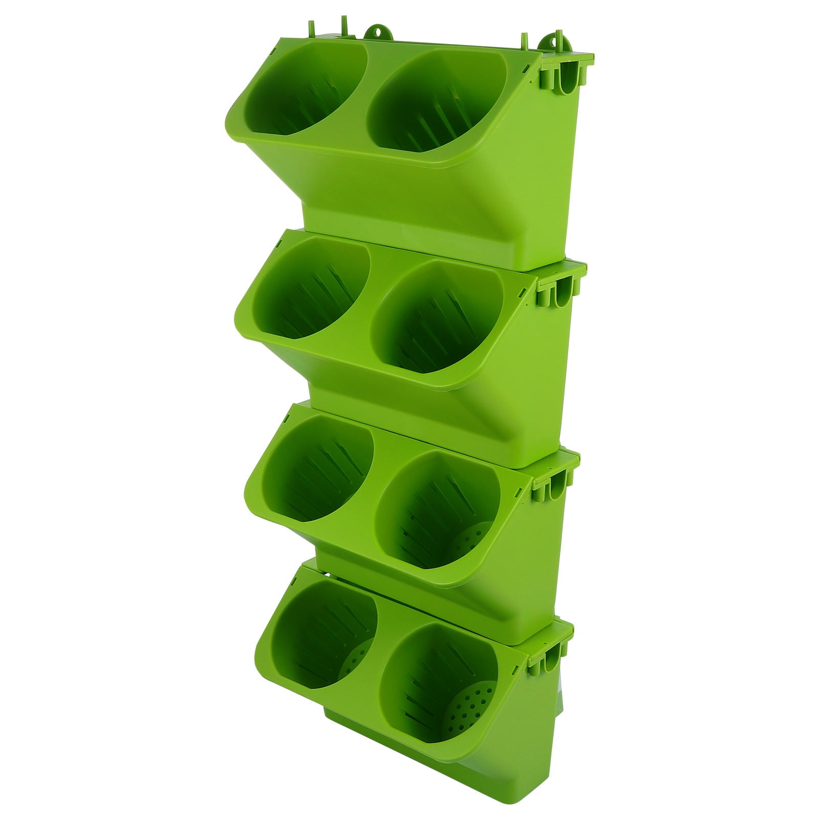 WRISTBIQUE 4Pcs Creative Wall Planter Pots with Self Watering for Vertical Gardening 9.4X5.9X5.1in