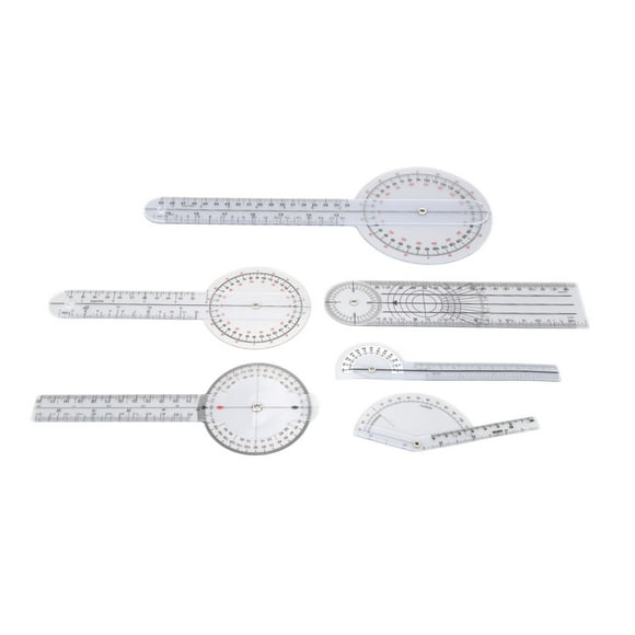 Finger Goniometer, Light Weight 6PCS Goniometer For Home Use