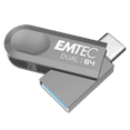 thumbnail image 2 of Emtec USB3.2 Type-C Dual D280 64GB, 2 of 2