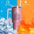 thumbnail image 4 of 40oz Sister Tumbler with Handle and Straw, Insulated Stainless Steel Cup, Travel Coffee Mug Water Bottle, Birthday Gifts for Women, 4 of 6