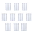 thumbnail image 1 of EeaseMX 10 tarros de plástico transparente de 500 ml para alimentos, latas selladas para cocina, aperitivos, galletas, té perfumado., 1 of 7