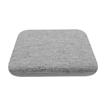 13.4 Inch Dining Chair Cushion with Tie Straps - Non-Slip Seat Pad for Kitchen Office Car Thick Comfort Foam Chair Cushion in Dark Gray