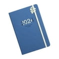 thumbnail image 3 of hengtong 2024 Planner Notebook Portable Calendar Daily Account Appointment Planner Weekly dark blue, 3 of 8