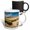 Multicolor, variant on 3drose, Vegetation and Dunes of Great Sand Dunes National Park, Colorado, 11oz Two-tone Blue Mug