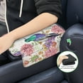 thumbnail image 6 of Renewold Car Center Console Cover Comfortable Armrest Storage Box Mat Anti-scratch Middle Console Cover Protective Cover Universal Fit Most Vehicle, SUV, Truck, Hummingbird Hydrangea Flower, 6 of 9
