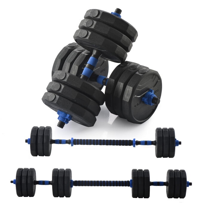 58lb Adjustable Dumbbell Barbell Set with Connector Bahrain Ubuy