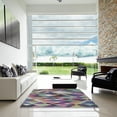 thumbnail image 7 of Ahgly Company Machine Washable Indoor Rectangle Transitional Dark Goldray Area Rugs, 2' x 3', 7 of 7