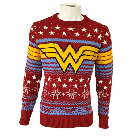 Wonder Woman Adult Logo Ugly Christmas Sweaters | Walmart Canada