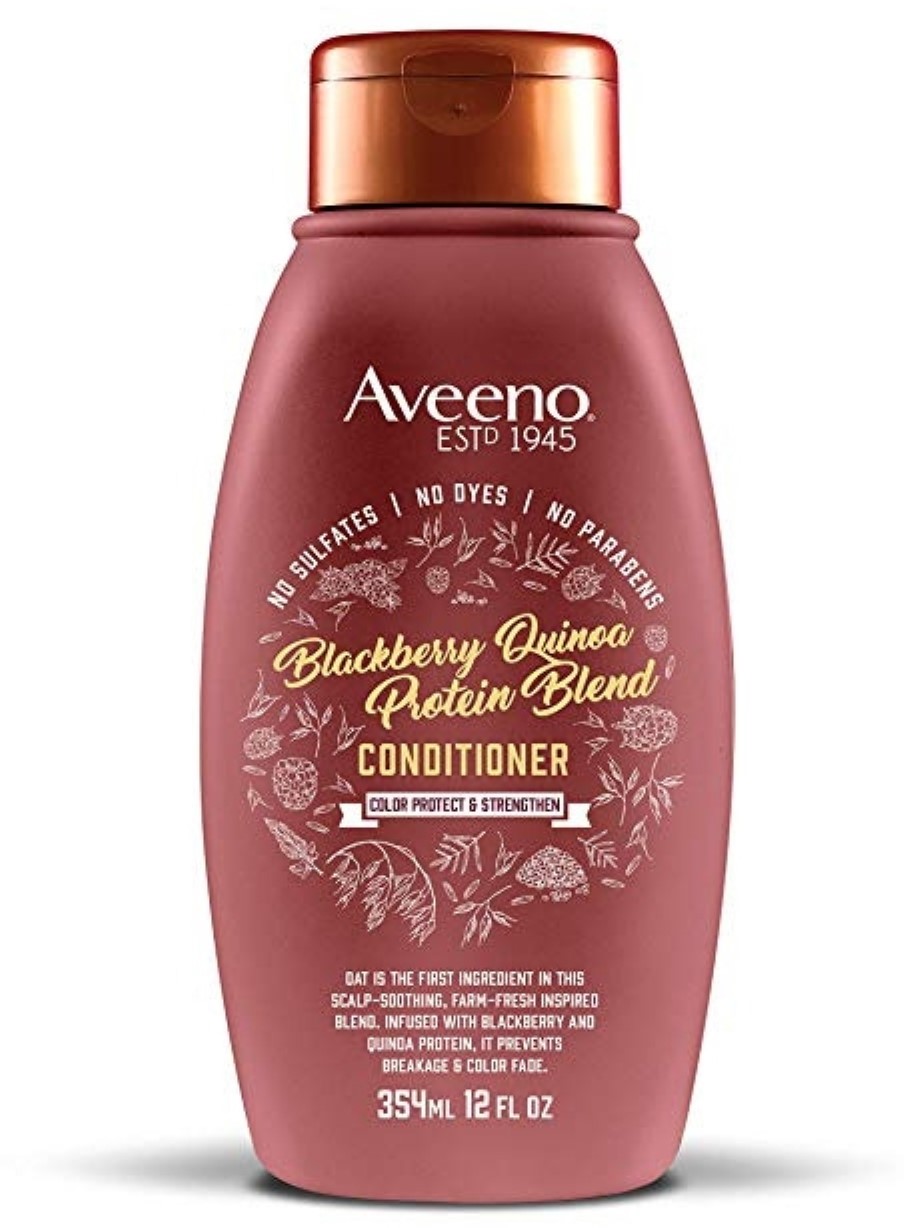 2 Pack Aveeno Blackberry Quinoa Protein Blend Conditioner, 12 oz
