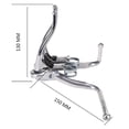 thumbnail image 4 of Par de palancas de freno de bicicleta Baoblaze de aleación de Aluminio, 4 of 8