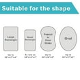 thumbnail image 3 of nsendm Baby Mose Basket Sheet Bassinet Sheet Cradle Sheet Adapts To Rectangle Oval Pram Bassinet Baby Boy Memory Book Black One Size, 3 of 3
