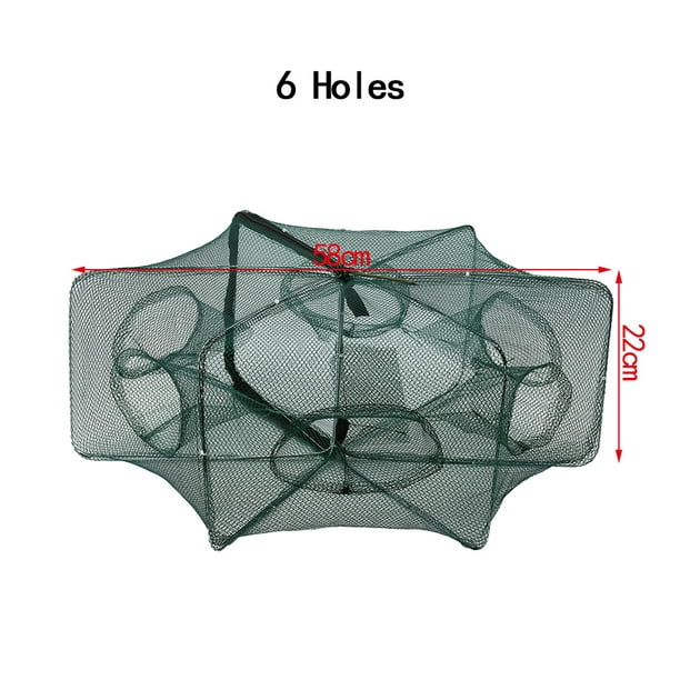 Cergrey Fishing Trap Net, Portable Fishing Net, Automatic For Catching Smelt Minnows Shrimp Catching Crab
