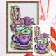thumbnail image 1 of Hilo Algodón Ecológico Bordado Punto Cruz Princesa Contado 11CT 30x50cm, 1 of 9