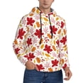 thumbnail image 2 of Fotbe Men's Hoodie with fall laef Maple Pattern - Kangaroo Pocket Pullover Hooded Sweatshirt, Perfect for Daily Wear, Travel, and Home-XX-Large, 2 of 7