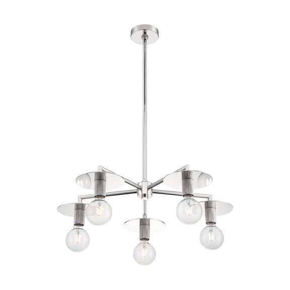 Nuvo Lighting - Bizet-5 Light Chandelier in Traditional Style-28 Inches Wide by