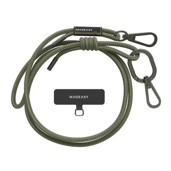 MAGEASY Adjustable Strap Phone Lanyard, Army Green