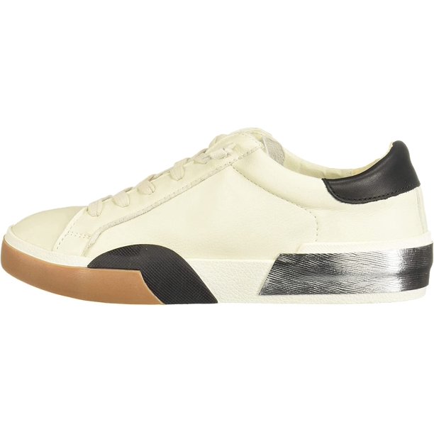 zina sneakers in white black leather