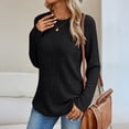 thumbnail image 5 of SUNBS Tunic Shirts for Womens Long Sleeve Tops Crewneck Dressy Sweaters Casual Blouses Trendy Clothes, 5 of 9
