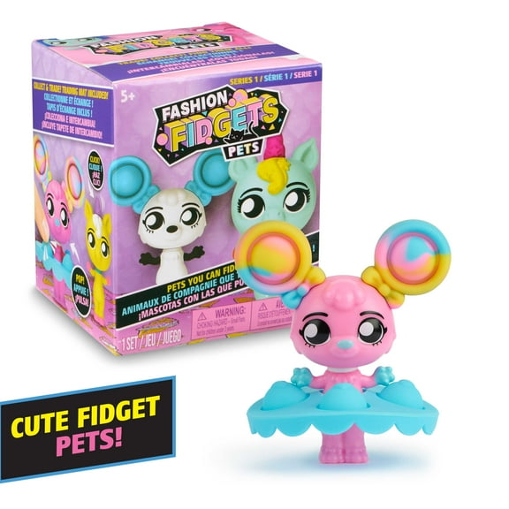 Fashion Fidgets Pets Collectible Fidget Pet Doll by WowWee (1 Mystery Doll Included), Ages 5 