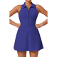 thumbnail image 3 of Vestido Deportivo Ajustado de Cintura Alta Azul Oscuro L, 3 of 7