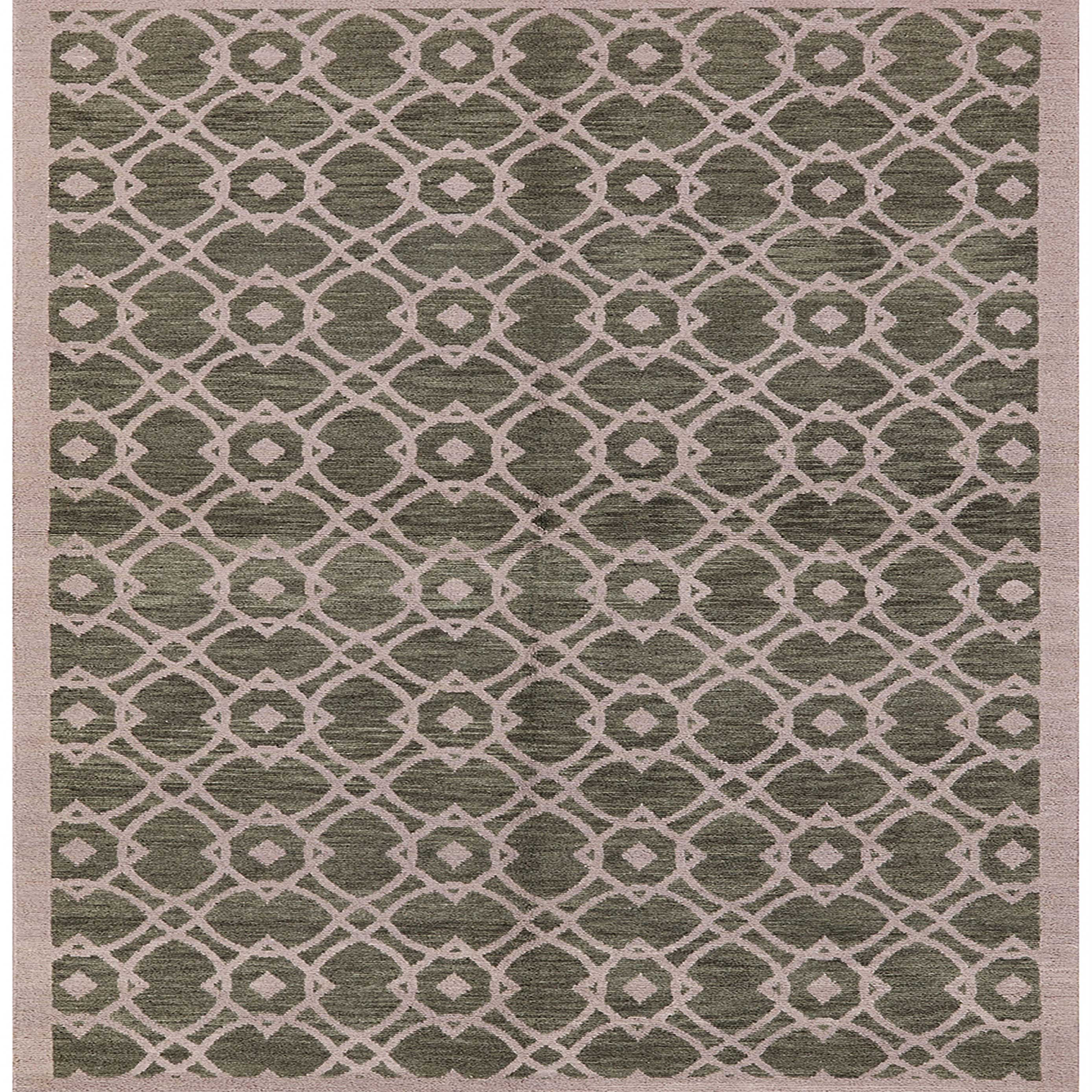 Ahgly Company Indoor Square Mid-Century Modern Coffee Brown Oriental ...